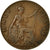 Coin, Great Britain, George V, 1/2 Penny, 1921, EF(40-45), Bronze, KM:809