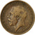 Coin, Great Britain, George V, 1/2 Penny, 1917, EF(40-45), Bronze, KM:809