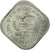 Moneda, INDIA-REPÚBLICA, 5 Paise, 1977, MBC, Aluminio, KM:20