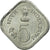 Coin, INDIA-REPUBLIC, 5 Paise, 1977, EF(40-45), Aluminum, KM:20