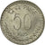 Moneta, INDIE-REPUBLIKA, 50 Paise, 1975, EF(40-45), Miedź-Nikiel, KM:63