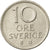 Munten, Zweden, Gustaf VI, 10 Öre, 1966, ZF, Copper-nickel, KM:835