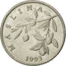 Moneda, Croacia, 20 Lipa, 1993, MBC, Níquel chapado en acero, KM:7