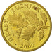 Moneda, Croacia, 5 Lipa, 2009, MBC, Latón chapado en acero, KM:5