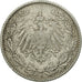 Coin, GERMANY - EMPIRE, 1/2 Mark, 1907, Hambourg, EF(40-45), Silver, KM:17