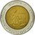 Moneda, San Marino, 500 Lire, 1989, Rome, MBC, Bimetálico, KM:239