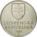 Monnaie, Slovaquie, 2 Koruna, 2001, TTB, Nickel plated steel, KM:13