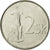 Moneta, Slovacchia, 2 Koruna, 2001, BB, Acciaio placcato nichel, KM:13