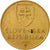 Moneta, Slovacchia, Koruna, 1994, MB+, Acciaio placcato in bronzo, KM:12
