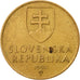 Monnaie, Slovaquie, Koruna, 1994, TB+, Bronze Plated Steel, KM:12