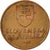 Moneta, Slovacchia, 50 Halierov, 2000, MB+, Acciaio placcato rame, KM:35