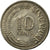 Moneta, Singapur, 10 Cents, 1973, Singapore Mint, VF(30-35), Miedź-Nikiel, KM:3