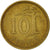 Moneda, Finlandia, 10 Pennia, 1971, MBC, Aluminio - bronce, KM:46