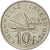 New Caledonia, 10 Francs, 1970, Paris, AU(50-53), Nickel, KM:5