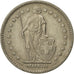 Coin, Switzerland, Franc, 1971, Bern, EF(40-45), Copper-nickel, KM:24a.1