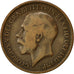 Coin, Great Britain, George V, Penny, 1915, VF(20-25), Bronze, KM:810