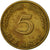 Münze, Bundesrepublik Deutschland, 5 Pfennig, 1949, Karlsruhe, S, Brass Clad