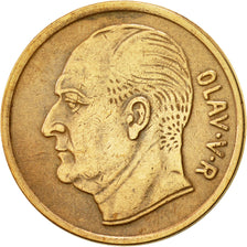 Moneta, Norwegia, Olav V, 5 Öre, 1961, AU(55-58), Bronze, KM:405