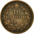 Coin, Italy, Vittorio Emanuele II, 10 Centesimi, 1866, Torino, EF(40-45)