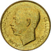 Moneta, Luksemburg, Jean, 5 Francs, 1987, VF(20-25), Aluminium-Brąz, KM:60.2