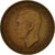 Coin, Great Britain, George VI, 1/2 Penny, 1941, VF(20-25), Bronze, KM:844