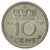 Munten, Nederland, Juliana, 10 Cents, 1957, ZF, Nickel, KM:182