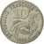 Moneta, Francja, Jimenez, 10 Francs, 1986, EF(40-45), Nikiel, KM:959