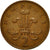 Coin, Great Britain, Elizabeth II, 2 New Pence, 1975, VF(20-25), Bronze, KM:916