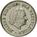 Munten, Nederland, Juliana, 25 Cents, 1972, FR, Nickel, KM:183