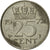 Munten, Nederland, Juliana, 25 Cents, 1972, FR, Nickel, KM:183