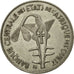 Coin, West African States, 100 Francs, 1989, Paris, EF(40-45), Nickel, KM:4