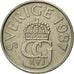 Coin, Sweden, Carl XVI Gustaf, 5 Kronor, 1987, EF(40-45), Copper-nickel, KM:853