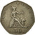Moneta, Gran Bretagna, Elizabeth II, 50 New Pence, 1969, BB, Rame-nichel, KM:913
