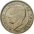 Moneta, Monaco, Rainier III, 100 Francs, Cent, 1950, AU(55-58), Miedź-Nikiel