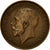 Coin, Great Britain, George V, 1/2 Penny, 1920, VF(20-25), Bronze, KM:809