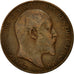 Coin, Great Britain, Edward VII, Penny, 1907, EF(40-45), Bronze, KM:794.2