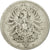 Moneta, NIEMCY - IMPERIUM, Wilhelm I, Mark, 1875, Frankfurt, EF(40-45), Srebro