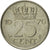 Munten, Nederland, Juliana, 25 Cents, 1976, ZF, Nickel, KM:183