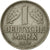 Coin, GERMANY - FEDERAL REPUBLIC, Mark, 1950, Karlsruhe, EF(40-45)