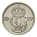 Moneta, Svezia, Carl XVI Gustaf, 10 Öre, 1977, BB, Rame-nichel, KM:850