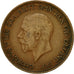 Coin, Great Britain, George V, 1/2 Penny, 1930, EF(40-45), Bronze, KM:837