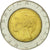 Moneda, Italia, 500 Lire, 1991, Rome, MBC, Bimetálico, KM:111