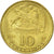 Monnaie, Chile, 10 Centesimos, 1971, TTB, Aluminum-Bronze, KM:194