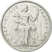 Coin, French Polynesia, 2 Francs, 1983, Paris, EF(40-45), Aluminum, KM:10