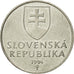 Coin, Slovakia, 2 Koruna, 1994, VF(30-35), Nickel plated steel, KM:13