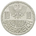 Moneta, Austria, 10 Groschen, 1988, Vienna, EF(40-45), Aluminium, KM:2878