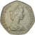 Moneta, Gran Bretagna, Elizabeth II, 50 New Pence, 1976, MB+, Rame-nichel