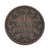 Coin, German States, NASSAU, Adolph, Kreuzer, 1861, Wiesbaden, VF(30-35), Copper