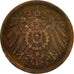 Coin, GERMANY - EMPIRE, Wilhelm II, 2 Pfennig, 1912, Berlin, VF(20-25), Copper