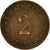 Coin, GERMANY - EMPIRE, Wilhelm II, 2 Pfennig, 1912, Berlin, VF(20-25), Copper